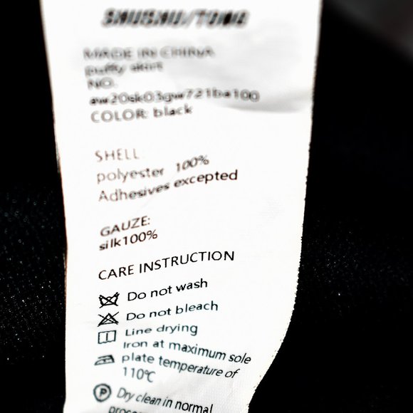 shushu/tong puffy flounce black skirt dress 2 us 6 uk quality made - Picture 8 of 8